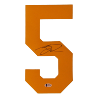 Jack Eichel Signed Jersey Number "5" Patch (Beckett) at PristineAuction.com
