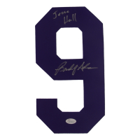 Brandon Adams Signed Jersey Number "9" Patch Inscribed "Jesse Hall" (JSA) at PristineAuction.com