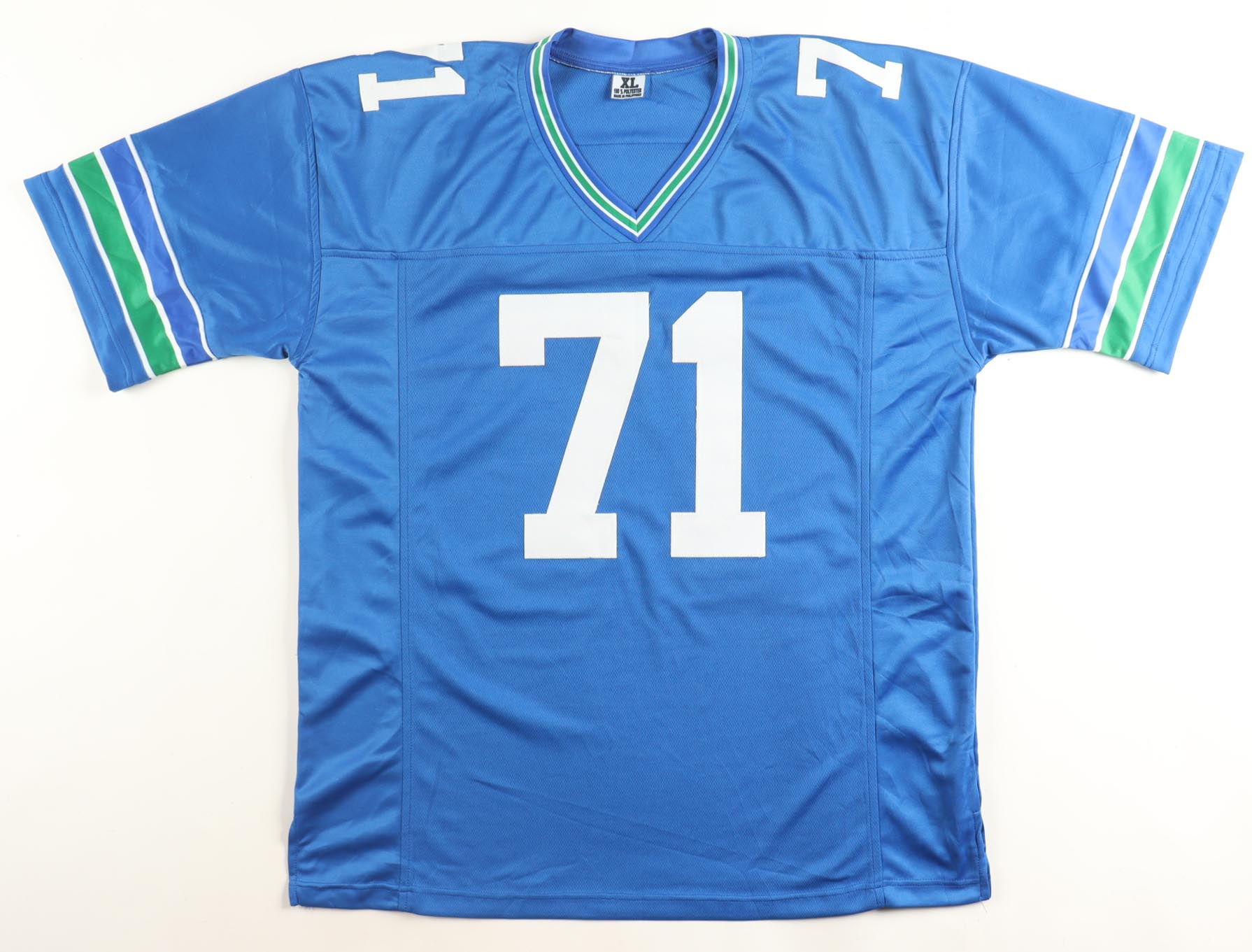 Walter Jones Signed Jersey Inscribed "HOF 14" (Beckett) at PristineAuction.com Walter Jones Signed Jersey Inscribed "HOF 14" (Beckett) at PristineAuction.com