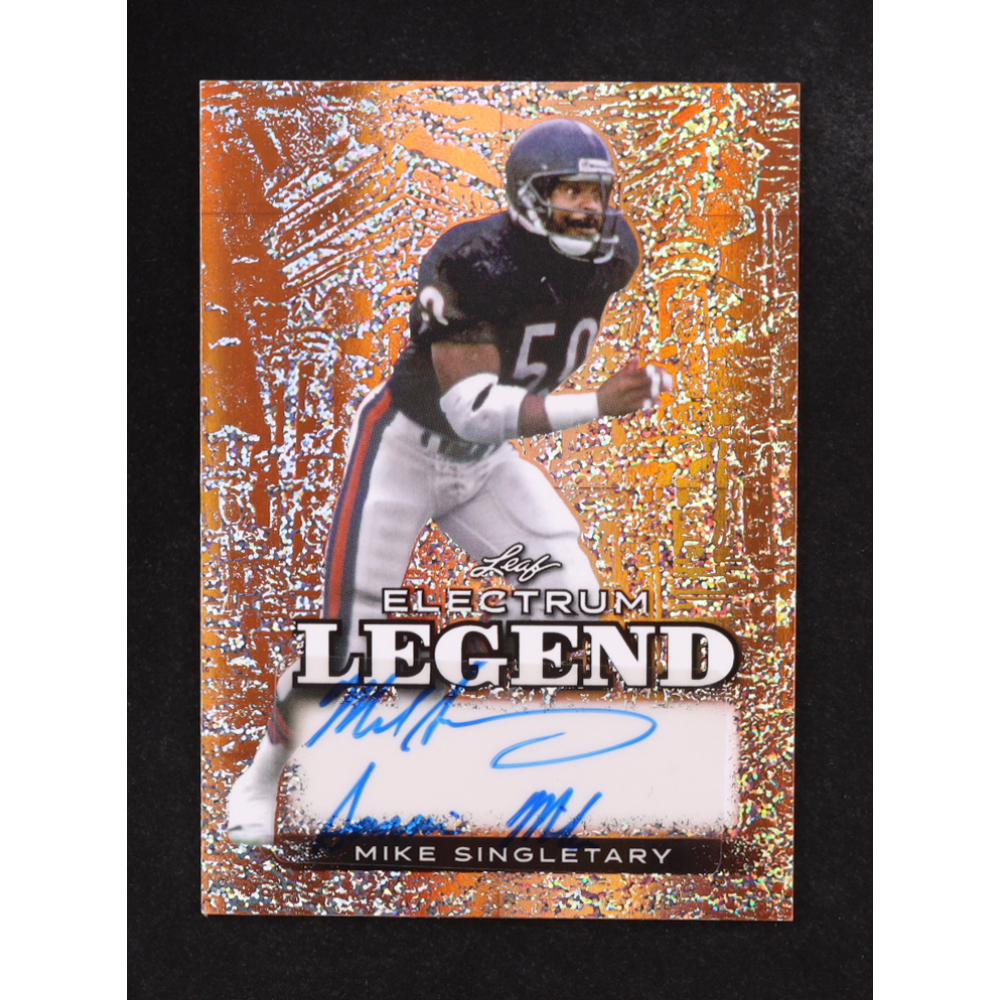 Mike Singletary Signed 2024 Leaf Electrum Legend Autograph Bronze #LAMS1 #1/1 at PristineAuction.com