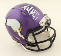 Anthony Harris Signed Vikings Speed Mini Helmet (JSA) at PristineAuction.com