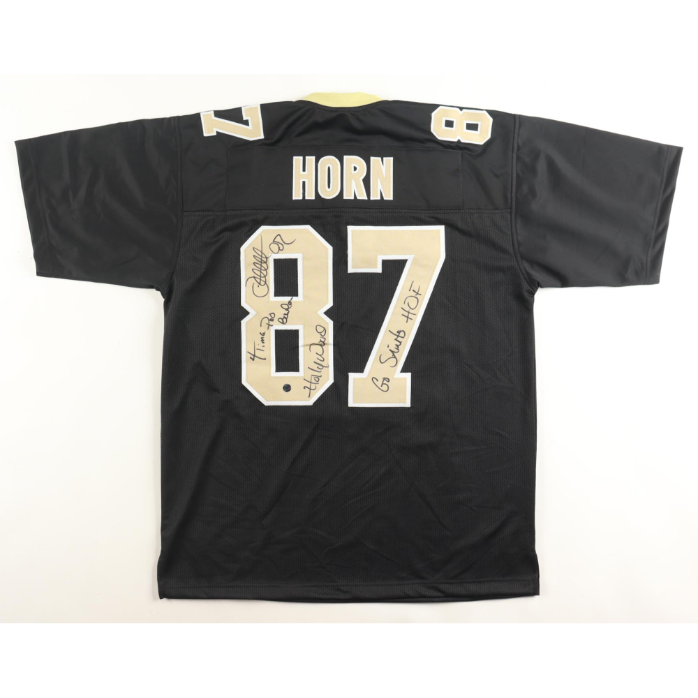 Joe Horn Signed Jersey Inscribed "4 Time Pro Bowler", "Hollywood" & "Go Saints HOF" (AWM) at PristineAuction.com