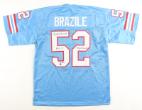 Robert Brazile Signed Jersey Inscribed "HOF 18", "7x PB" & "Dr. Doom" (AWM) at PristineAuction.com
