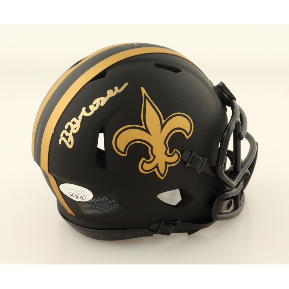 Bryan Bresee Signed Saints Eclipse Alternate Speed Mini Helmet (JSA) at PristineAuction.com