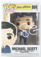 Steve Carell Signed "The Office" #869 Michael Scott Funko Pop! Vinyl Figure (Beckett) at PristineAuction.com