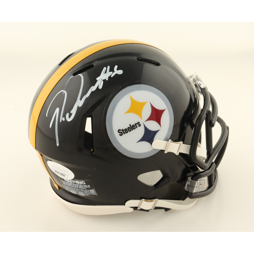 Patrick Queen Signed Steelers Speed Mini Helmet (JSA) at PristineAuction.com