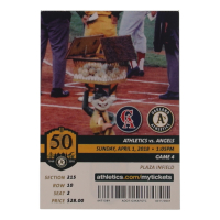2018 Athletics Game Ticket at PristineAuction.com