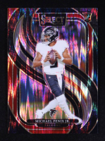 Michael Penix Jr. 2024 Select Prizm Black and Red Shock #110 RC at PristineAuction.com