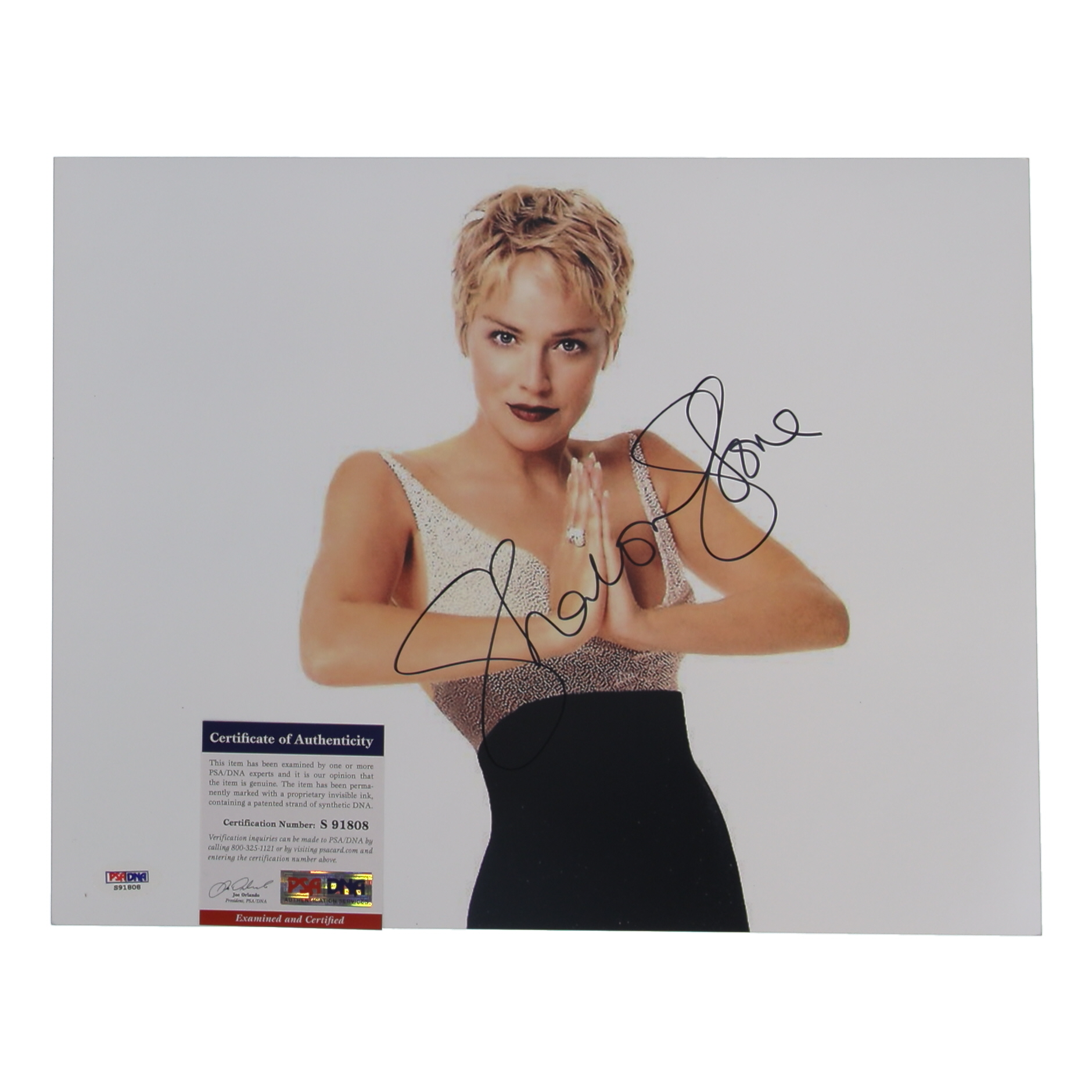 Sharon Stone Signed 11x14 Photo (PSA) at PristineAuction.com Sharon Stone Signed 11x14 Photo (PSA) at PristineAuction.com