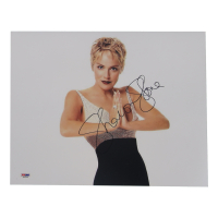 Sharon Stone Signed 11x14 Photo (PSA) at PristineAuction.com