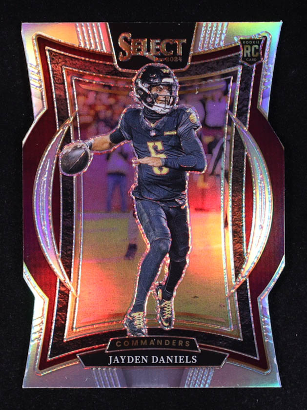 Jayden Daniels 2024 Select Prizm Silver Die Cut #26 RC at PristineAuction.com Jayden Daniels 2024 Select Prizm Silver Die Cut #26 RC at PristineAuction.com