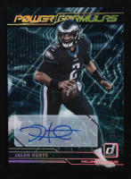Jalen Hurts 2021 Donruss Power Formulas Autographs #9 #19/49 at PristineAuction.com
