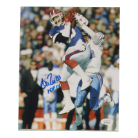 Andre Reed Signed Bills 8x10 Photo Inscribed "HOF 14" (JSA) at PristineAuction.com