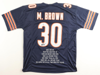 Mike Brown Signed Career Highlight Stat Jersey (PSA) at PristineAuction.com