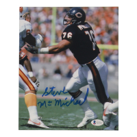 Steve McMichael Signed Bears 8x10 Photo (Beckett) at PristineAuction.com