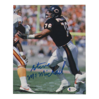 Steve McMichael Signed Bears 8x10 Photo (Beckett) at PristineAuction.com