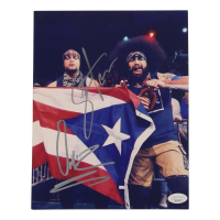 Santana & Ortiz Signed AEW 8x10 Photo (JSA) at PristineAuction.com