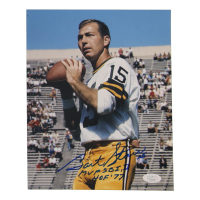 Bart Starr Signed Packers 8x10 Photo Inscribed "MVP SBI, V" & "HOF '77" (Beckett) at PristineAuction.com