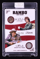 John Rambo/Sheriff Will Teasle 2024 Keepsake Edition Dual Laser Signapatch Authentic Rambo First Blood #153 #36/50 at PristineAuction.com