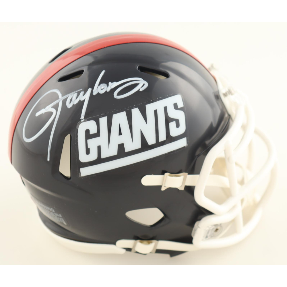 Lawrence Taylor Signed Giants Speed Mini Helmet (AWM) at PristineAuction.com