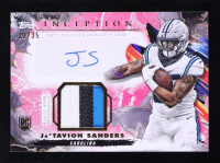 Ja'Tavion Sanders 2024 Topps Inception Provenance Patch Autographs Pink #PPAJSA #22/35 RC at PristineAuction.com