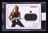 John Rambo 2024 Keepsake Edition Dog Tag Relic Authentic Rambo II #183 #39/50 at PristineAuction.com