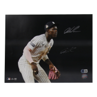 Jazz Chisholm Jr. Twice-Signed Yankees 11x14 Photo (Beckett) at PristineAuction.com