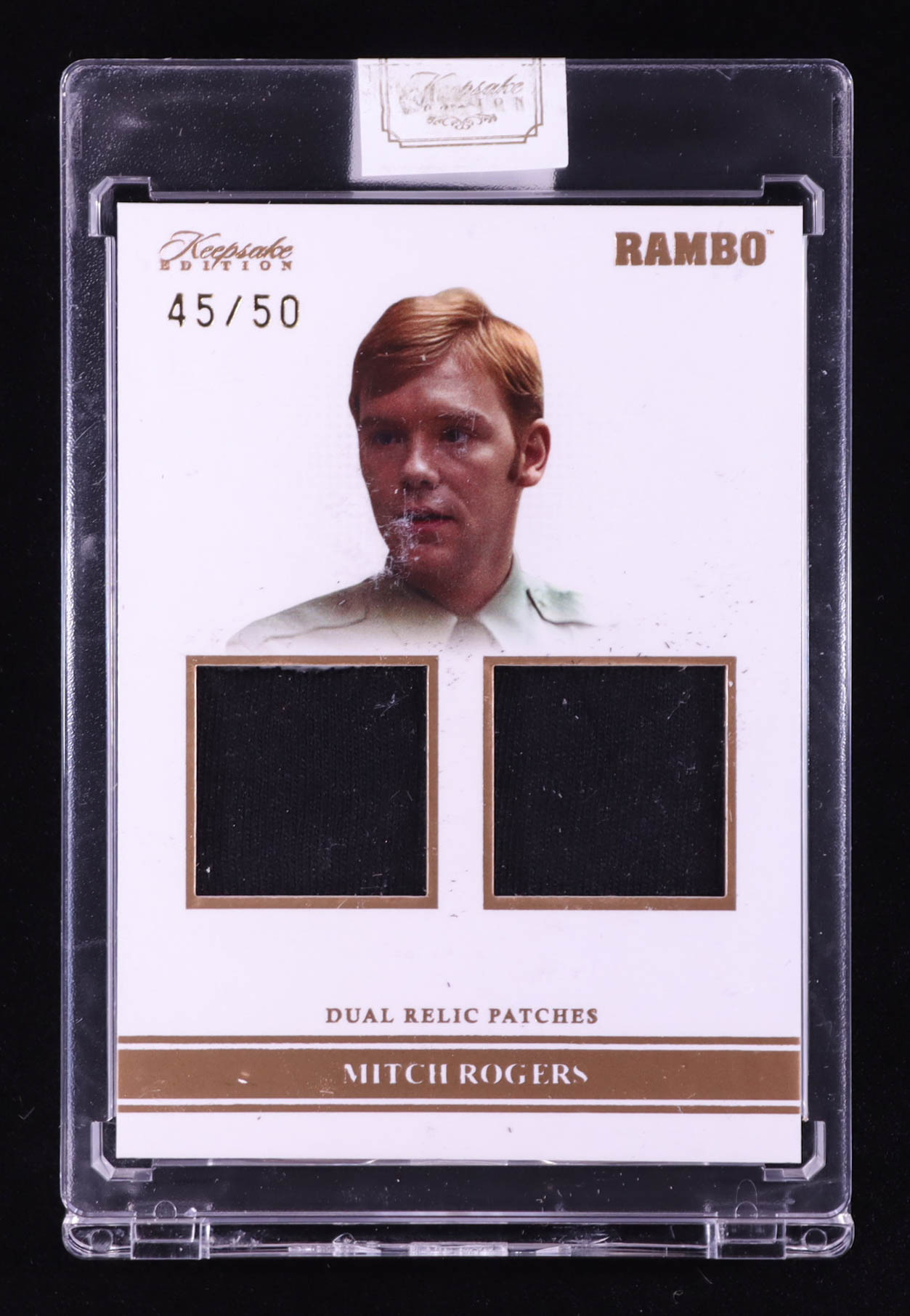 Mitch Rogers 2024 Keepsake Edition Dual Relic Patches Authentic Rambo #220 #45/50 at PristineAuction.com Mitch Rogers 2024 Keepsake Edition Dual Relic Patches Authentic Rambo #220 #45/50 at PristineAuction.com