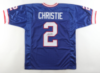 Steve Christie Signed Jersey (JSA) at PristineAuction.com