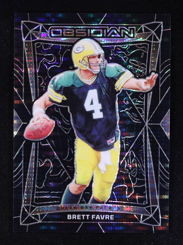 Brett Favre 2024 Panini Obsidian #72 at PristineAuction.com Brett Favre 2024 Panini Obsidian #72 at PristineAuction.com