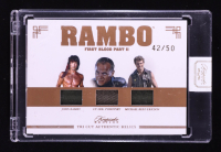 John Rambo/Sheriff Will Teasle 2024 Keepsake Edition Dual Laser Signapatch Authentic Rambo First Blood #153 #09/50 at PristineAuction.com