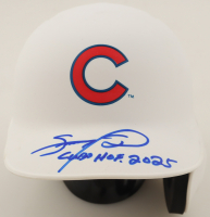 Sammy Sosa Signed Cubs Mini Batting Helmet Inscribed "Cubs HOF 2025" (Beckett) at PristineAuction.com