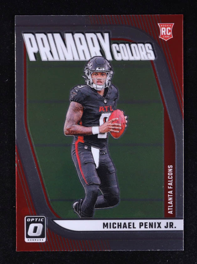 Michael Penix Jr. 2024 Donruss Optic Rookie Primary Colors #17 RC at PristineAuction.com Michael Penix Jr. 2024 Donruss Optic Rookie Primary Colors #17 RC at PristineAuction.com