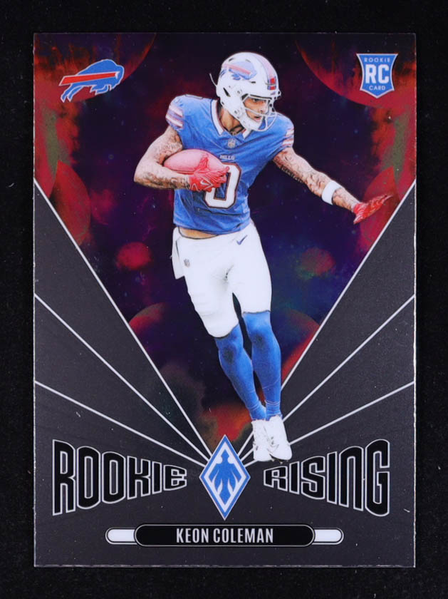 Keon Coleman 2024 Panini Phoenix Rookie Rising #17 RC at PristineAuction.com Keon Coleman 2024 Panini Phoenix Rookie Rising #17 RC at PristineAuction.com