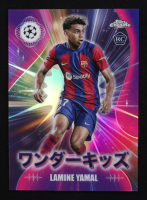 Lamine Yamal 2023-24 Topps Chrome UEFA Club Competitions Wonderkids #WK3 RC at PristineAuction.com