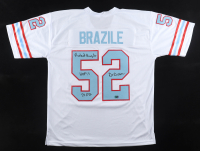Robert Brazile Signed Jersey Inscribed "HOF 18", "7x PB" & "Dr. Doom" (Wilder) at PristineAuction.com