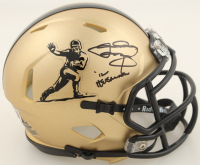 Johnny Manziel Signed Heisman Trophy Logo Speed Mini Helmet Inscribed "Heisman" (Beckett) at PristineAuction.com