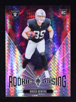 Brock Bowers 2024 Panini Phoenix Rookie Rising Hyper #48 RC at PristineAuction.com