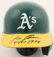 Jose Canseco Signed Athletics Mini Batting Helmet Inscribed "40/40 1988" (Beckett) at PristineAuction.com
