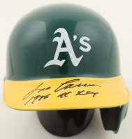 Jose Canseco Signed Athletics Mini Batting Helmet Inscribed "1986 AL ROY" (Beckett) at PristineAuction.com