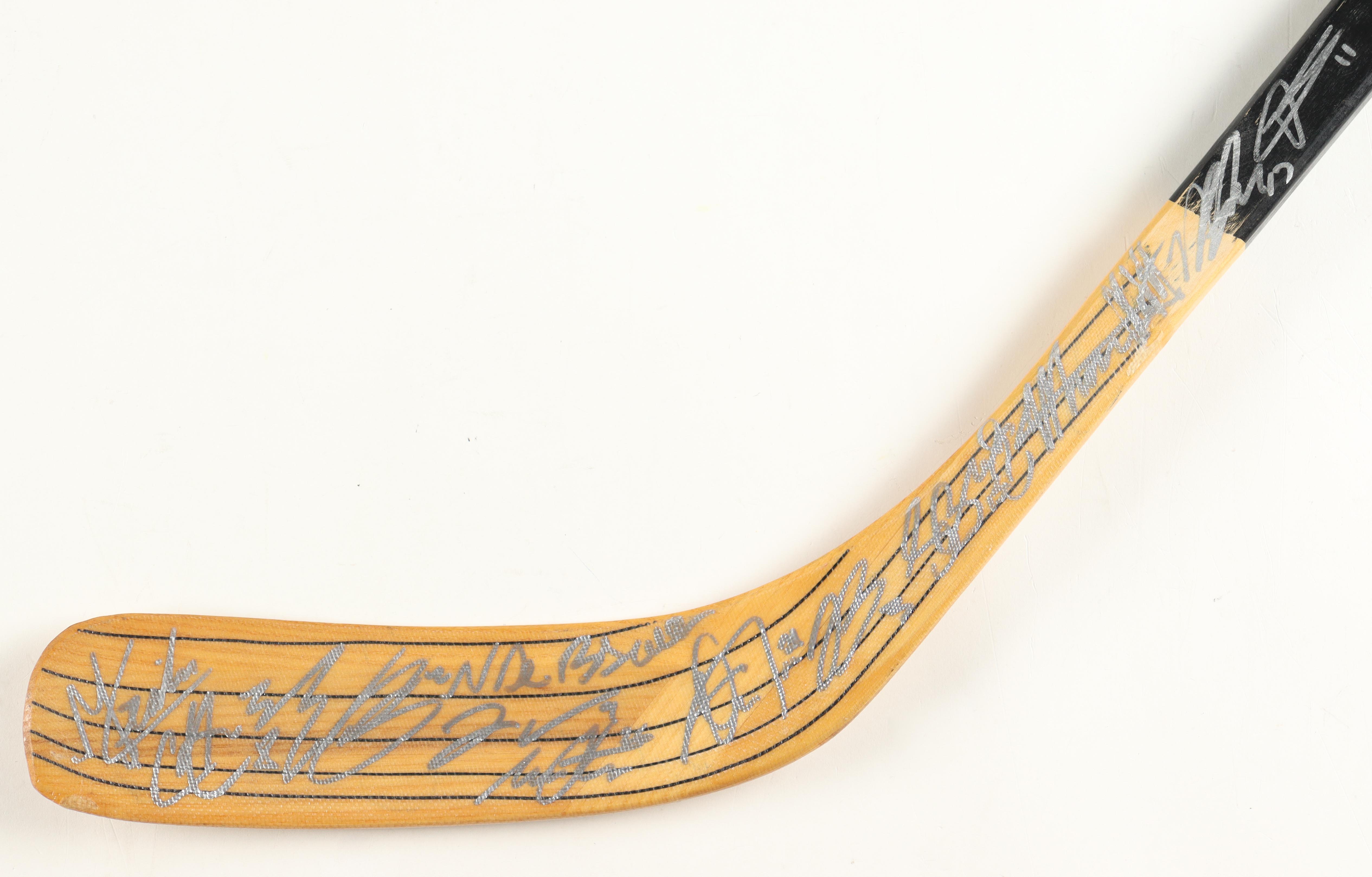 Nike Team Canada Hockey Stick Signed By (23) with Barrett Hayton, Alexis Lafreniere, Max Comtois, Cody Glass (JSA) at PristineAuction.com Nike Team Canada Hockey Stick Signed By (23) with Barrett Hayton, Alexis Lafreniere, Max Comtois, Cody Glass (JSA) at PristineAuction.com