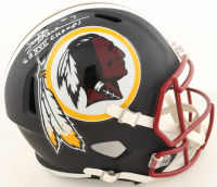 Joe Theismann Signed Redskins Full-Size Flat Black Alternate Speed Helmet Inscribed "SB XVII Champs" (JSA) at PristineAuction.com