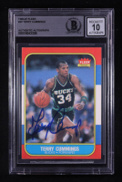 Terry Cummings Signed 1986-87 Fleer #20 RC (BGS | Auto 10) at PristineAuction.com