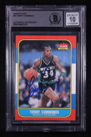 Terry Cummings Signed 1986-87 Fleer #20 RC (BGS | Auto 10) at PristineAuction.com