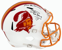 Steve DeBerg Signed Buccaneers Full-Size Throwback Alternate Speed Helmet Inscribed "Fire The Cannons" (Schwartz) at PristineAuction.com