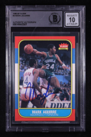 Mark Aguirre Signed 1986-87 Fleer #3 RC (BGS | Auto 10) at PristineAuction.com