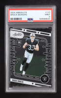 Brock Bowers 2024 Absolute #113 RC (PSA 9) at PristineAuction.com