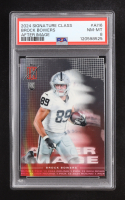 Brock Bowers 2024 Signature Class After Image #16 RC (PSA 8) at PristineAuction.com