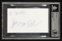Kool Moe Dee Signed 3x5 Cut (BGS) at PristineAuction.com