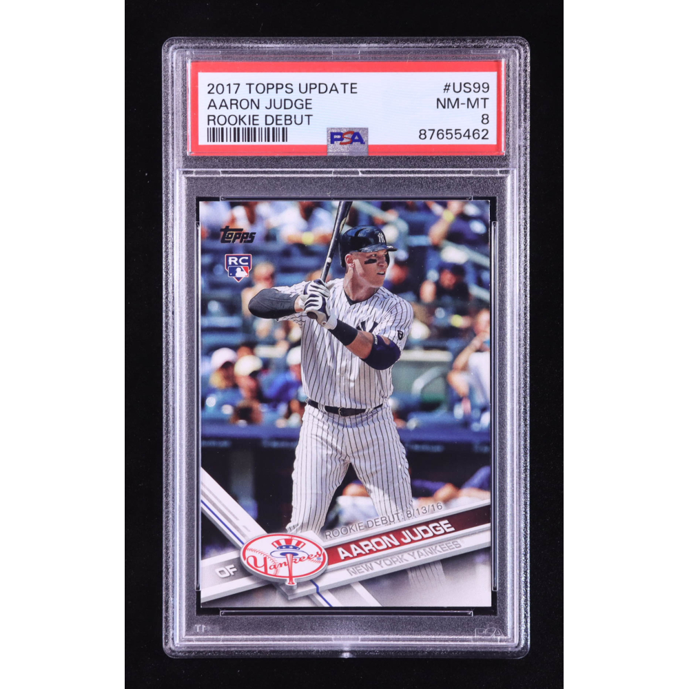Aaron Judge 2017 Topps Update #US99A RD RC (PSA 8) at PristineAuction.com Aaron Judge 2017 Topps Update #US99A RD RC (PSA 8) at PristineAuction.com